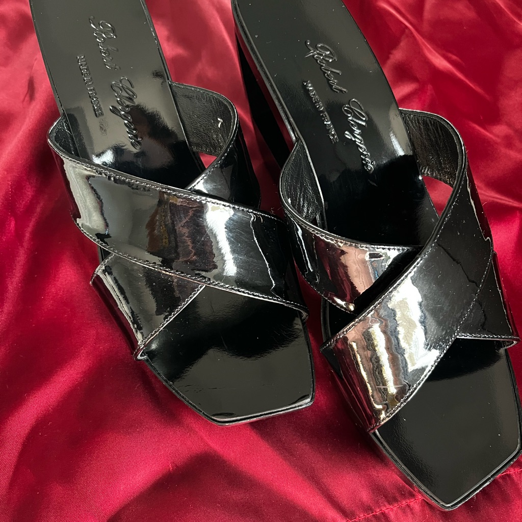 Robert Cleregie Cut Out Block Heels